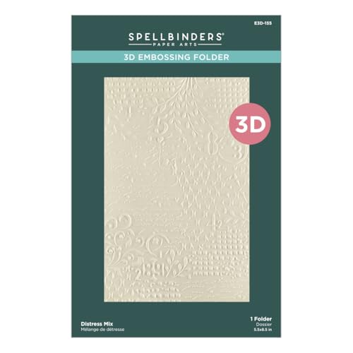 Distress Mix 3D Embossing Folder From The Beautifully Imperfect Collection