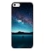 Produktbild Caler Hülle Kompatibel/Ersatz für iPhone SE/5S/5 Hülle Weiche Flexible Silikon Handy Transparente Ultra Slim TPU dünne stoßfeste mit Motiv Tasche Etui Schutzhülle Case Cover (Sonnenuntergang)