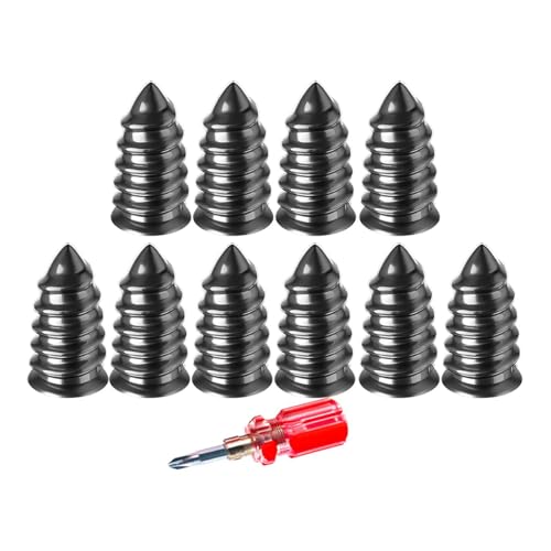 wisoolkic Schnelle Reparatur Gumminägel Vakuum Reifen Reparatur Nagel Für Speedy Tire Plug Fix Spirale Gumminägel Self Service Reifen Nagel Spirale Vakuum Schnell, Schwarz, 7 x 14 mm