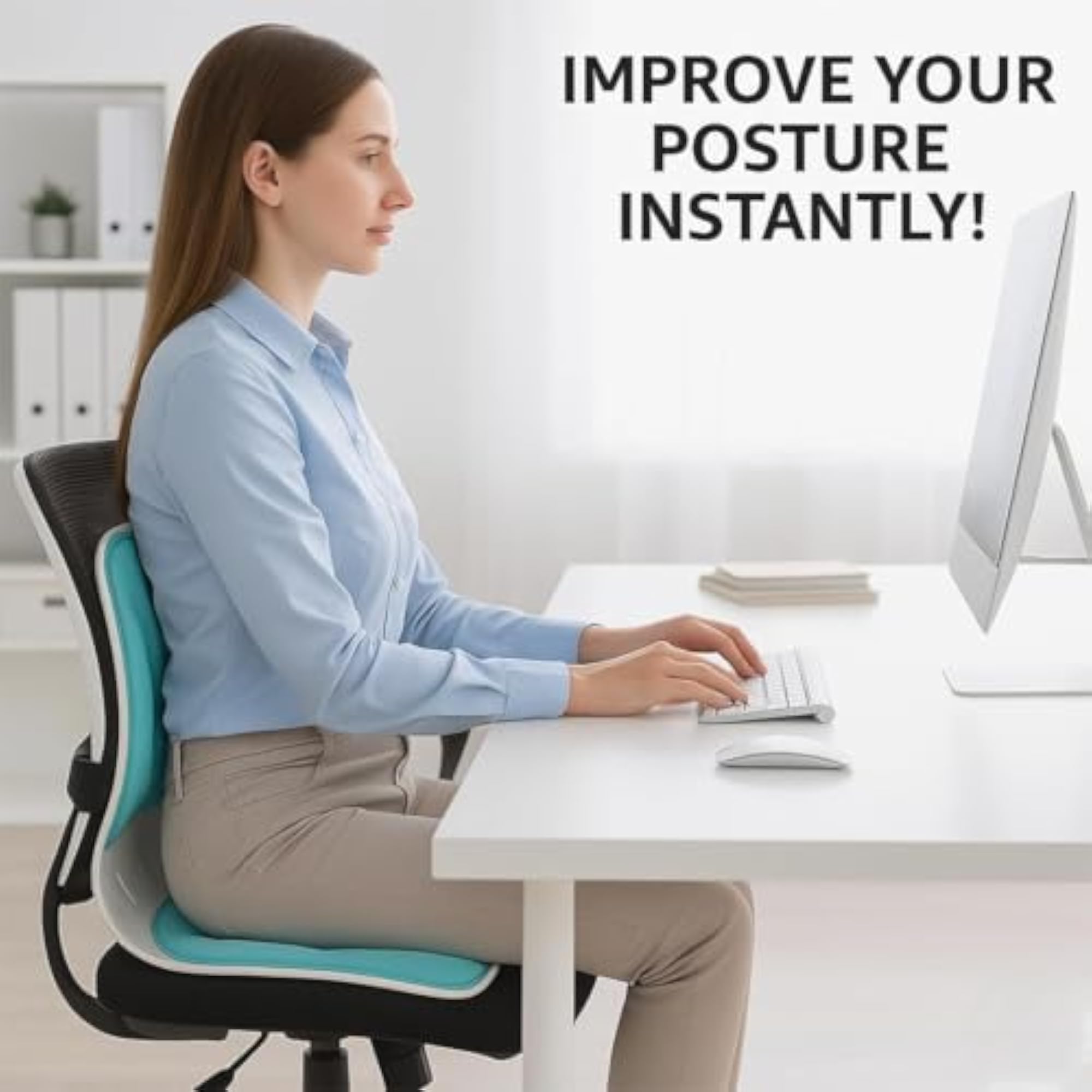 Lower Back Support Chair Posture Corrector