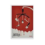 KUSDPKAJC Dexter Series Poster décoratif sur toile, art mural, pour salon, chambre à coucher, impression murale, moderne, décoration de salle familiale, 20 x 30 cm