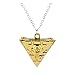 OfficialOtaku Yu-Gi-Oh Yugioh Millennium Puzzle Pyramid Pendant Chain Cosplay Necklace - Metal (1.1 oz) Gold