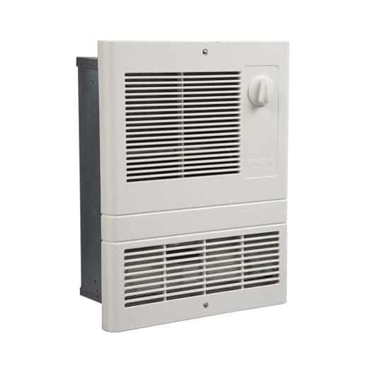 Broan-NuTone Wall Heater, White Grille Heater with Built-In Adjustable Thermostat, 1500W, 120/240V
