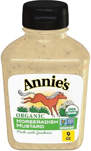 Annie's Organic Horseradish Mustard, Gluten Free, 9 oz