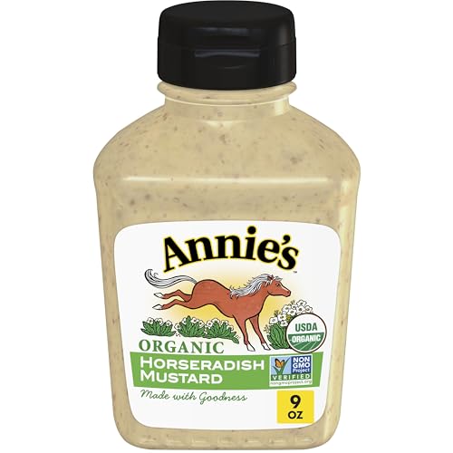 Annie's Organic Horseradish Mustard, Gluten Free, 9 oz