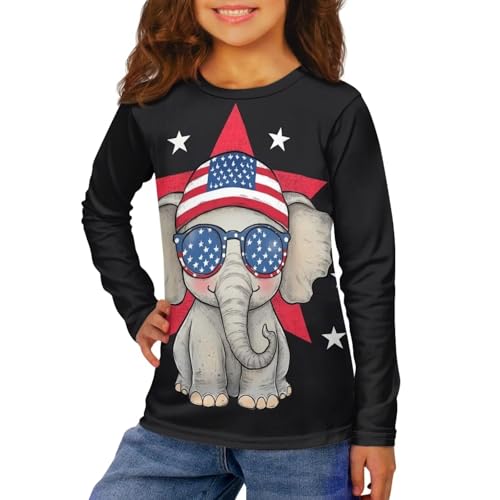 Yzaoxia Unisex Kids Shirt Long Sleeve Tee Crewneck T-Shirt 3-16 Years2