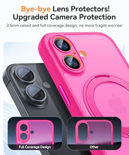Coque iPhone 17 avec support pivotant 360 degrés et bouton camera control accessible