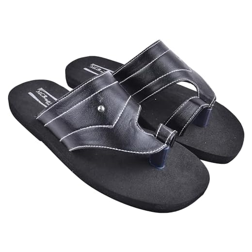 MCR Healtcare Mens Orthopedic Diabetic Light Weight Soft Footwear/Slippers for Girls-(MCR016-Black-9)