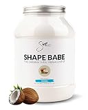 Shapeworld Shape Babe Shake Pulver Kokos (1120g) - Idealer Mahlzeitersatz zum Abnehmen - Langanhaltendes Sättigungsgefühl - Schnell Zubereitet