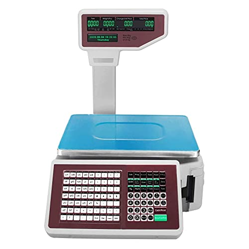 Báscula comercial electrónica con pantalla dual y pole 15kg