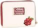 Loungefly Disney Belle Flowers Faux Leather Mini Zip Wallet