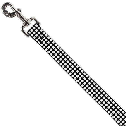 Laisse pour animal Buckle Down imprimé mini pois avec sangle large 2,5cm - 3