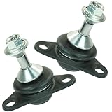 TRQ Front Lower Driver and Passenger Side Ball Joint Set Compatible with 99-06 Volvo S80 01-06 S60 07 S60 To VIN 626501 01-07 V70 03-07 XC70