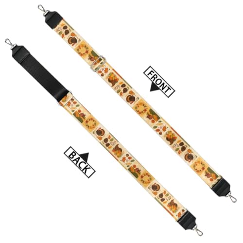 Image of Jeiento Wide Purse Strap Wide Shoulder Strap Adjustable Replacement Belt Soft Guitar Shoulder Straps for Women Girls Gifts