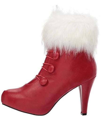 Ellie Shoes Damen 414-claus Pferdeschuh, Rot/Ausflug, einfarbig (Getaway Solids), 38 EU