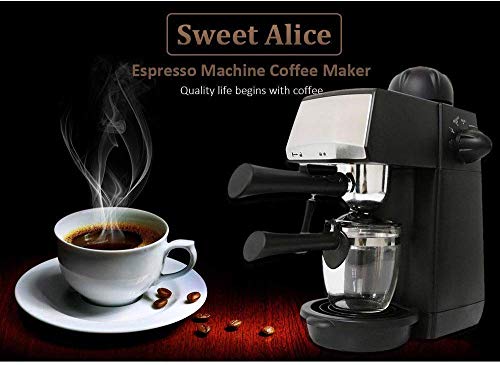 Bktmen Kaffeemaschine Kaffeemaschine Halbautomatische Dampfart Espresso Kaffeemaschine 240 ml Überhitzungsschutz… – Bild 3
