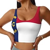 Photo Gallery jejea north carolina state flag print - reggiseno sportivo da donna con retro a u, imbottito, con schiena incrociata, ad alto impatto, per allenamento e yoga, nero , m Photo Gallery jejea north carolina state flag print - reggiseno sportivo da donna con retro a u, imbottito, con schiena incrociata, ad alto impatto, per allenamento e yoga, nero , m
