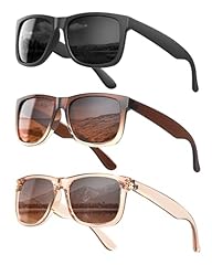 (3 Pack) Black/Gradient Brown/Crystal Brown