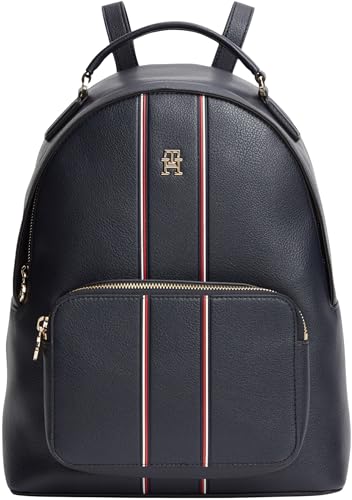Tommy Hilfiger Women's Th Daily Backpack Corp AW0AW18851 Backpack, BLUE (Space Blue), One Size