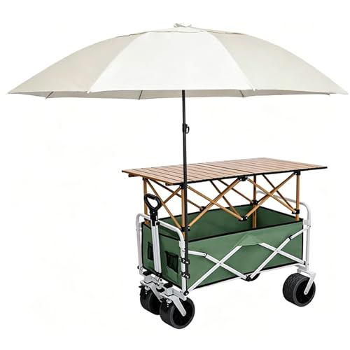 Chariot candy bar pliable pour camping et étal de marché vert - 2