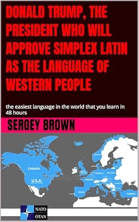 Amazon.com: DONALD TRUMP, THE PRESIDENT WHO WILL APPROVE SIMPLEX LATIN ...