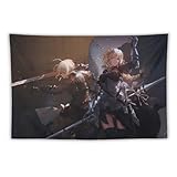 壁タペストリー おしゃれアニメ柄 ジャンヌ アルトリア FGO 布ポスター 壁掛け タペストリー 大判 【雰囲気転換 背景 多機能】 室内装飾 装飾アート 模様替え モダン 装飾小物 寝室 リビングルーム アパートの飾り小物 窓カーテン 簡単にかける 40"x60"