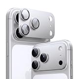 TORRAS für iPhone 18 Pro Max 9H+ Kratzfest Kameraschutz HD-Klares, Silber