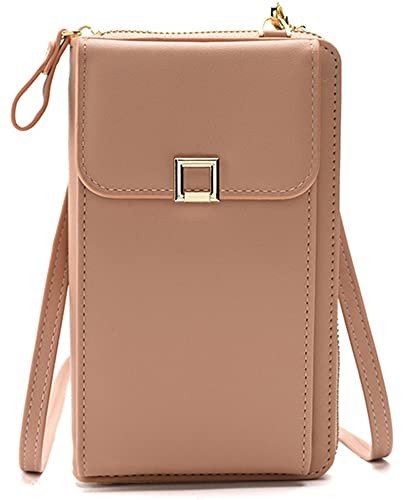 Image of PORT&LOTUS Crossbody Bags for Women Cell Phone Purse Wallet Ladies Small Women's Handbags PU Leather Shoulder Card Holder