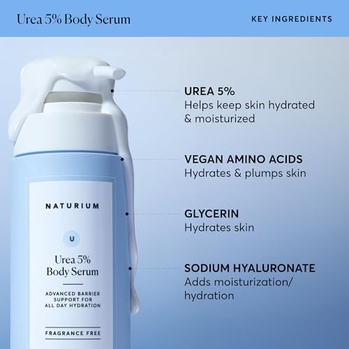Naturium Urea 5% Body Serum, Lightweight, Hydrating Serum with Nourishing & Soothing Benefits for Barrier Support, Vegan & Cruelty-Free, 14 oz - Thumbnail 3