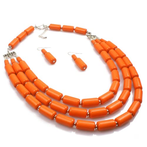Conjunto de joyería bohemia para mujer con collar de cuentas 5