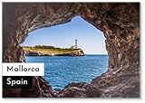 Mallorca - España, diseño 10, imán para nevera