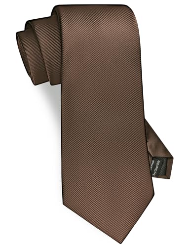 Image of GUSLESON Classic New 3.15 inch(8cm) Men's Solid Color Necktie Wedding Business Tie + Gift Box