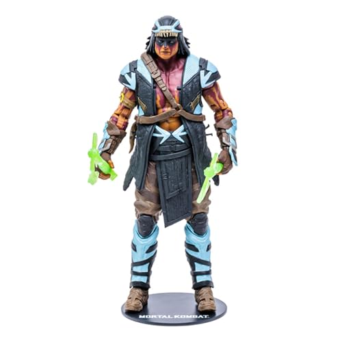 McFarlane Toys, 7-inch Nightwolf Mortal Kombat 11 Figure with 22 Moving Parts, Collectible Mortal Kombat Figure with collectors stand base – Ages 14+