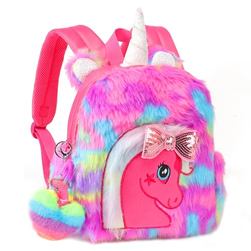 Justice Unicorn Plush Backpack