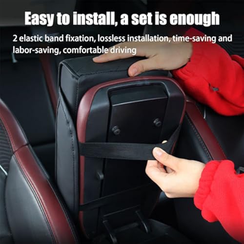 Housse de console de voiture avec porte-gobelet et support téléphone