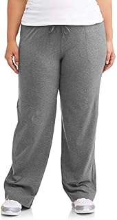 Athletic Works Women's Plus-Size Dri-More Core Relaxed Fit Workout Pant, Charcoal, 1X