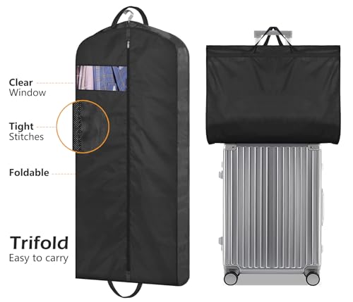 MISSLO 50" Garment Bag + 43" Garment Bag3