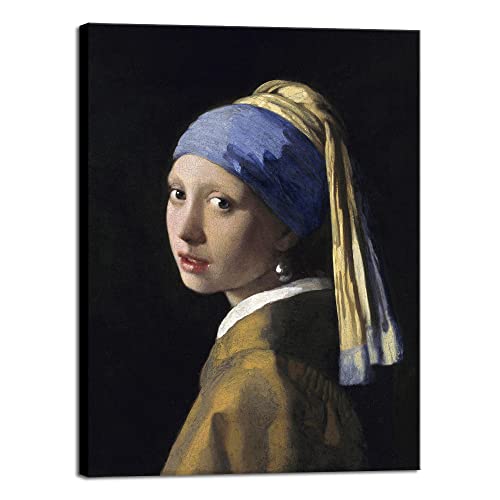 Wieco Art Large The Girl With A Pearl Earring Reproduction