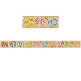 Teacher Created Resources Flip Flops Straight Border Trim (5648)