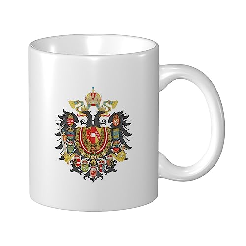 934 Tasse À Café 330Ml Armoiries De La Hongrie Autriche Mug Tasse Haute Qualité Cup Original Tasse À Thé Café pour Cadeau, Amoureux, Homme