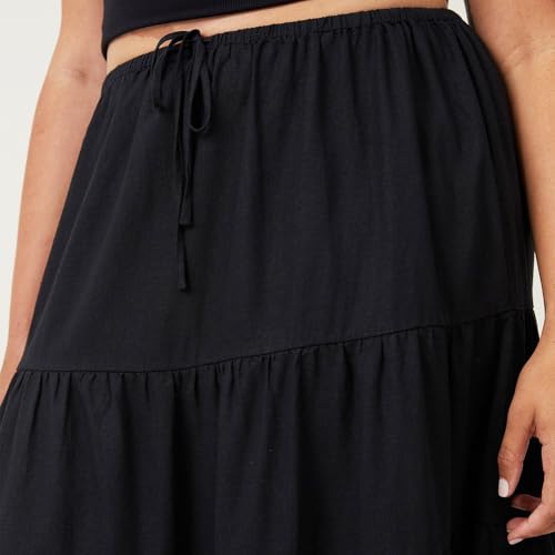 Pleated Long Skirts for Women Casual Elastic High Waisted Length Casual Skirt for Holiday2