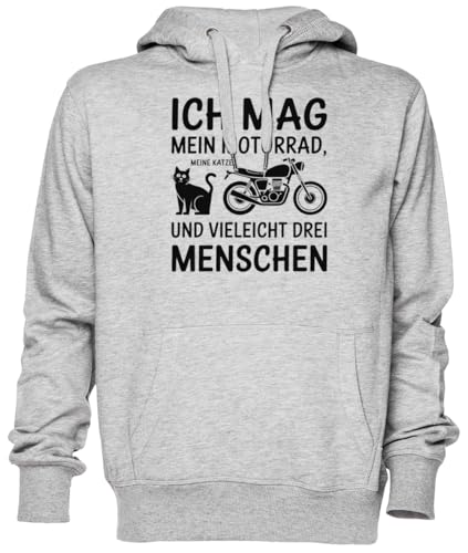 Sweat-shirt Ich Mag Mein Motorrad Meine Katze idéal pour vos balades et moments de détente