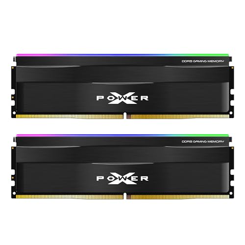 Image of Silicon Power XPOWER Zenith RGB DDR5 32GB 5200MHz PC5-41600 CL38 1.25V UDIMM Gaming Desktop Computer RAM Memory, Black