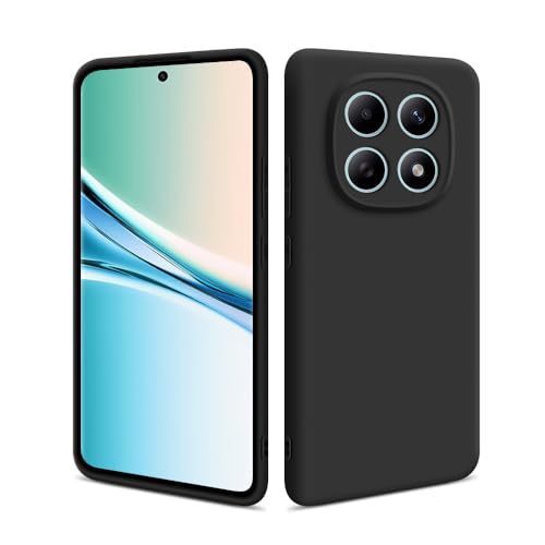 HSP Hülle für Xiaomi Redmi Note 15 5G – Matt, Stoßfest und Passexakt | Durchgefärbtes TPU Silikon Hülle mit Kameraschutz, Anti-Fingerprint und Staubschutz – Schwarz