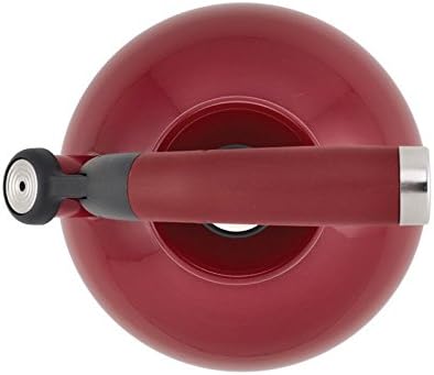 Pemberly Row Tea Kettle in Rhubarb Red