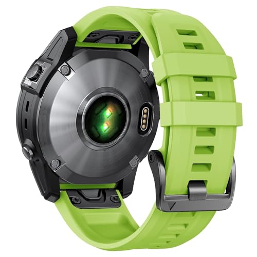 Bande de remplacement 22mm pour Fenix 8 et bracelet en silicone pour montres Fenix 7 et 6 Pro