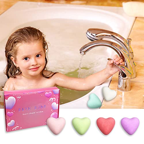 Jofan 12 Pack Valentines Day Heart Bubble Bath Bombs For Her Women Kids Valentines Day Gifts #TOP2