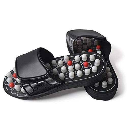 Hidak Acupressure and Magnetic Therapy Accu Yoga Paduka Chappal Slippers for Full Body Blood Circulation Natural Leg Foot Relaxer Massager Slippers for Men and Women (Multi Color) (B0CRPBZ7DP) Amazon Price History, Amazon Price Tracker