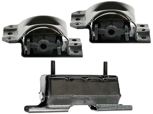 Marketplace Auto Parts Engine Motor Mount and transmission Mount Kit - 3 Piece - Compatible with 1988-1999 Chevy K1500 4WD V8