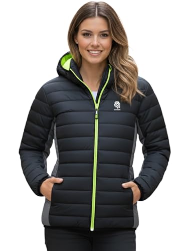 Image of LEOTUDE Women Loose Fit Jacket Puffer Winter Bomber Jacket|Stylish Jacket| Casual Hoody Jacket